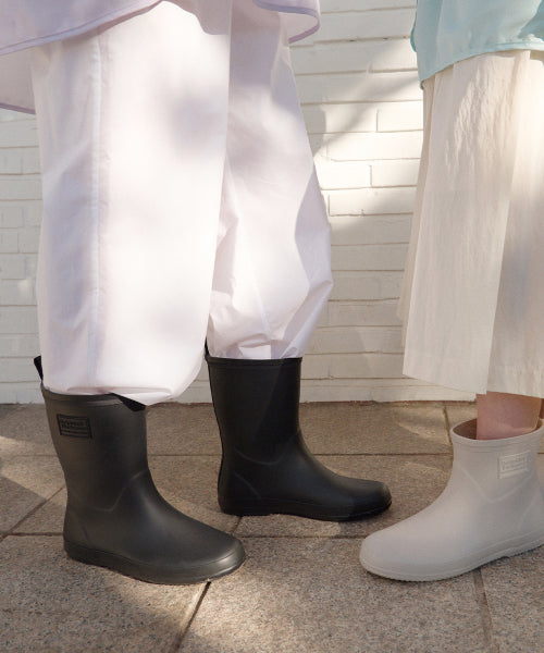 EBBY RAIN BOOTS MIDDLE - 6 COLORS BLACK