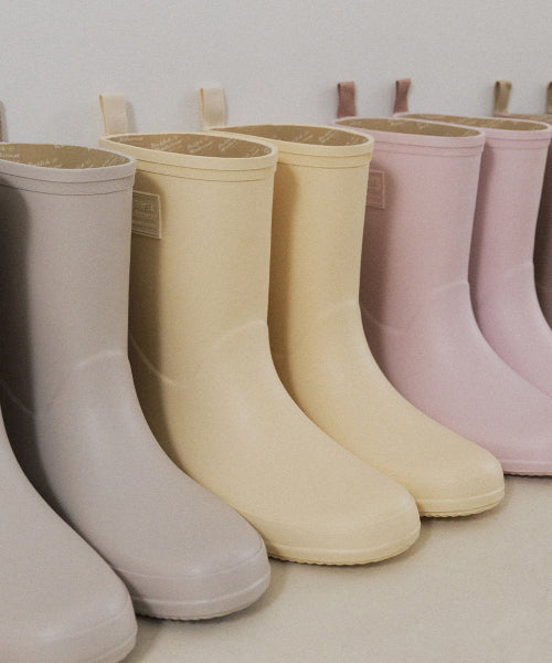 EBBY RAIN BOOTS MIDDLE - 6 COLORS BLACK
