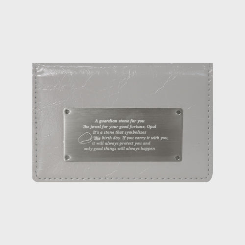 보네르 탄생석 각인 명함 카드지갑-3COLOR - 5 COLORS AS SHOWN