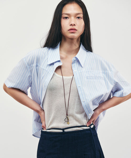 WRINKLE FREE STITCH POINT SHORT SLEEVE SHIRT - 3 COLORS