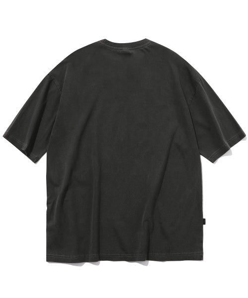 HONEY TEDDY PIGMENT SHORT SLEEVE TEE - 2 COLORS BLACK