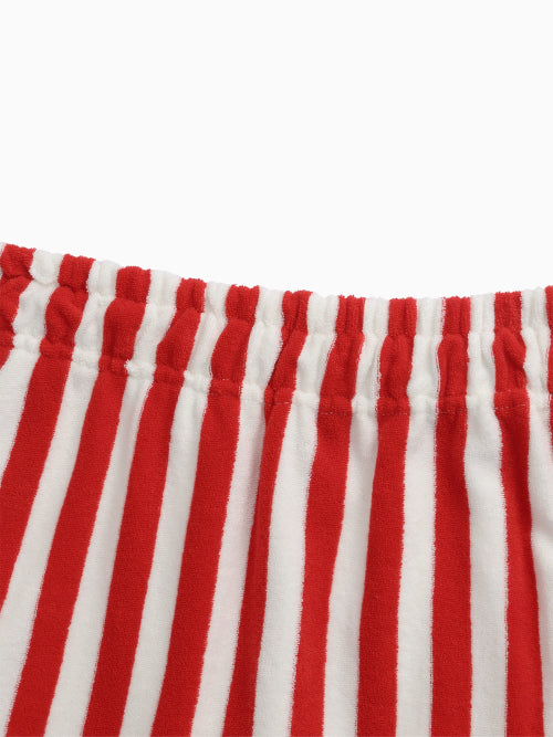 TERRY SWEAT PANTSKIRT RED