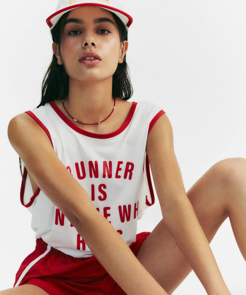MESH RUNNER CLUB SLEEVE - 2 COLORS WHITE