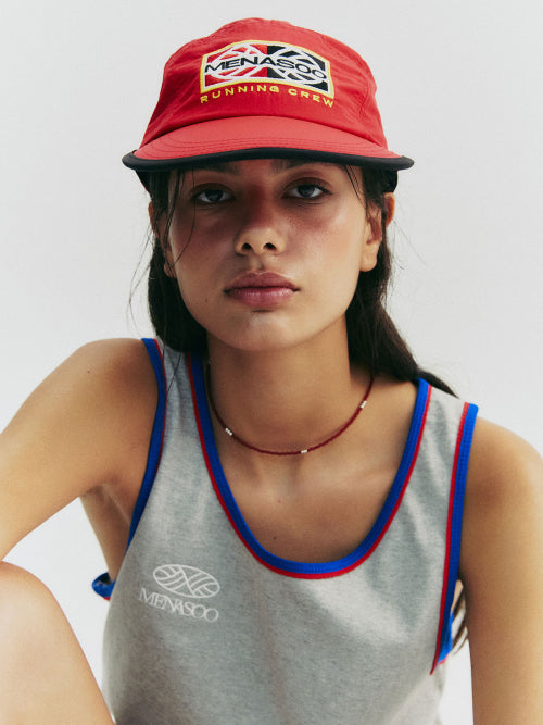 MENASOO TRACK CAMPCAP - 2 COLORS RED