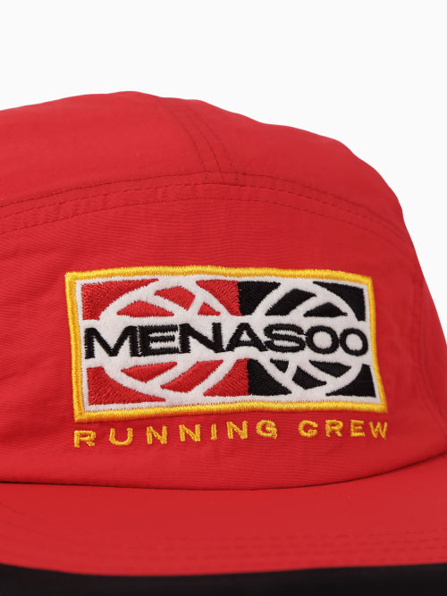 MENASOO TRACK CAMPCAP - 2 COLORS RED
