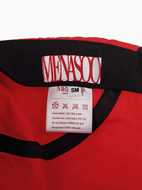 MENASOO TRACK CAMPCAP - 2 COLORS RED