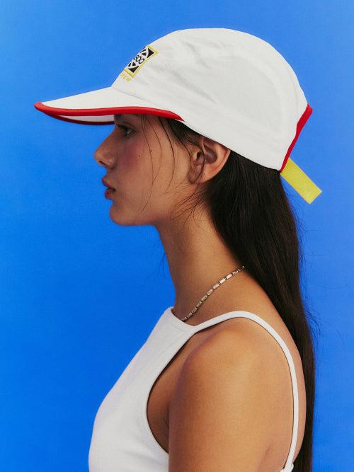 MENASOO TRACK CAMPCAP - 2 COLORS WHITE