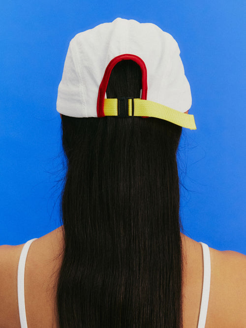 MENASOO TRACK CAMPCAP - 2 COLORS WHITE