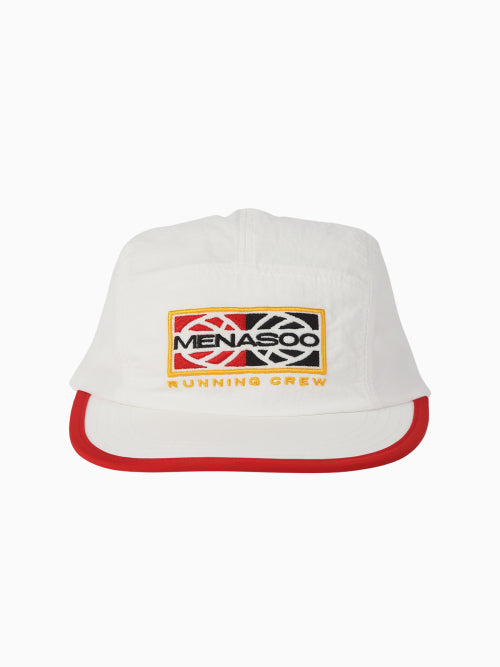 MENASOO TRACK CAMPCAP - 2 COLORS WHITE