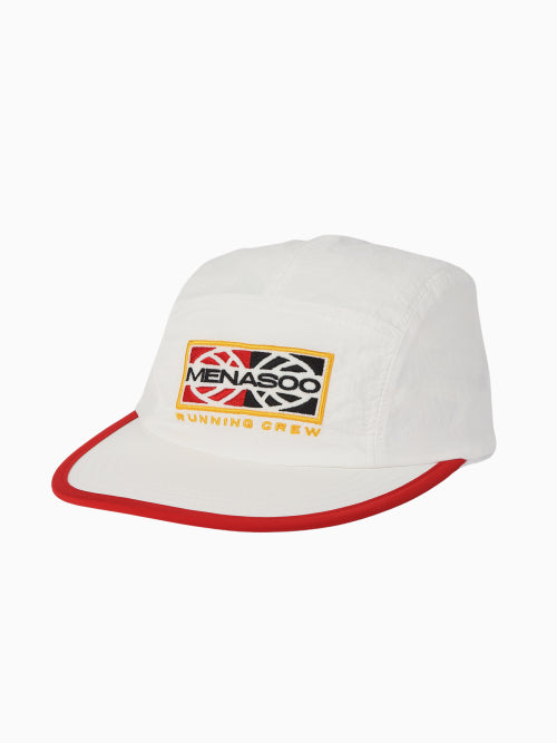MENASOO TRACK CAMPCAP - 2 COLORS WHITE
