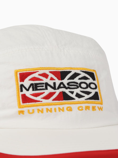 MENASOO TRACK CAMPCAP - 2 COLORS WHITE