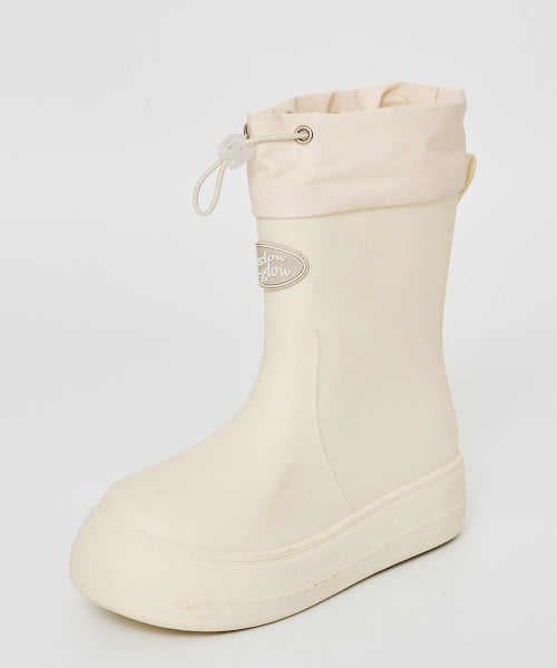 RECLOW RE-RAIN SHIRRING RAIN BOOTS - 6 COLORS BLACK