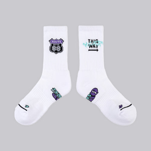 4-PACK COOLMAX STREET CREW SOCKS GIFT SET AS SHOWN