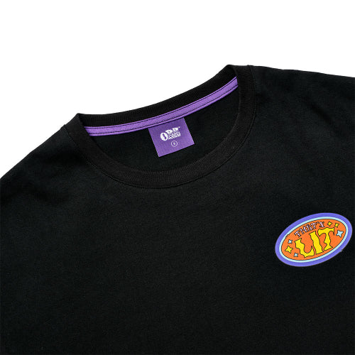STREET FOOT ON ODD SHORT SLEEVE T-SHIRT - 2 COLORS BLACK