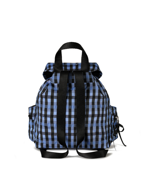 BERRY POCKET BACKPACK CHECK - 3 COLORS BLUE