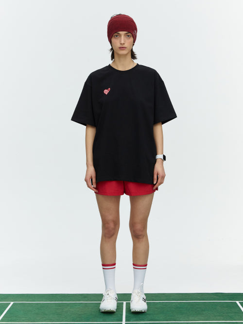 SMALL HEARTTRACK OVER FIT TEE - 3 COLORS AS SHOWN