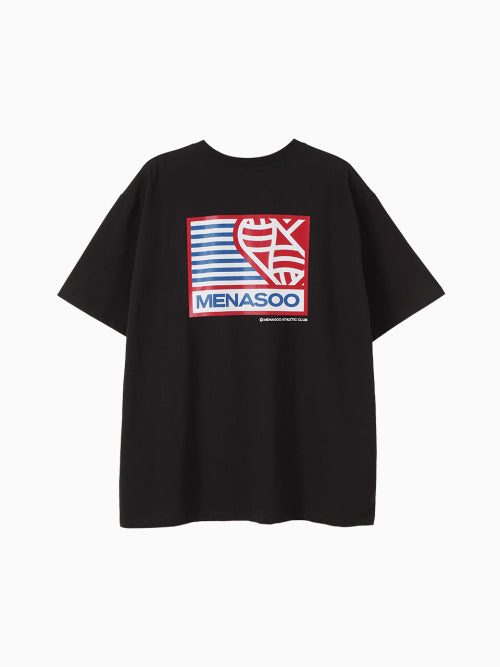 SMALL HEARTTRACK OVER FIT TEE - 3 COLORS AS SHOWN