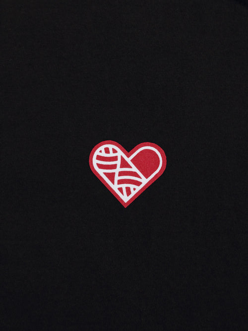 SMALL HEARTTRACK OVER FIT TEE - 3 COLORS AS SHOWN