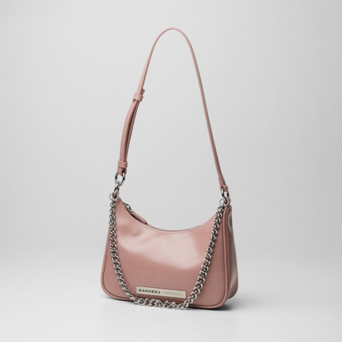SAGE CHAIN SHOULDER CROSSBODY BAG - 4 COLORS BLACK