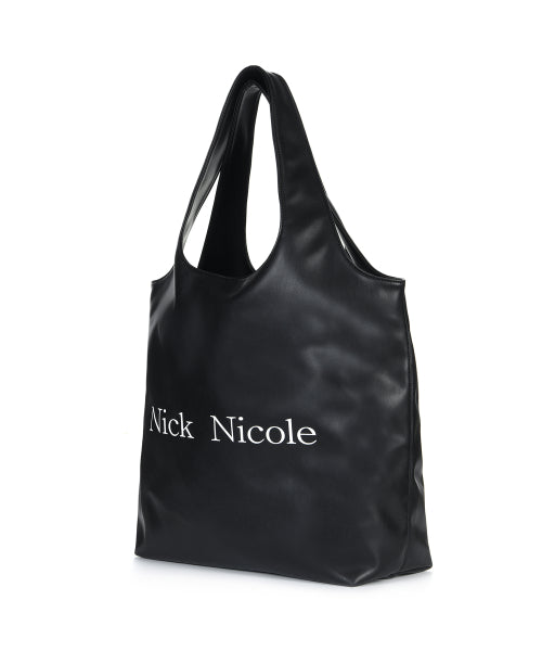 NICOLE BIG SHOPPER BAG #徐睿知同款! - 2 COLORS BLACK