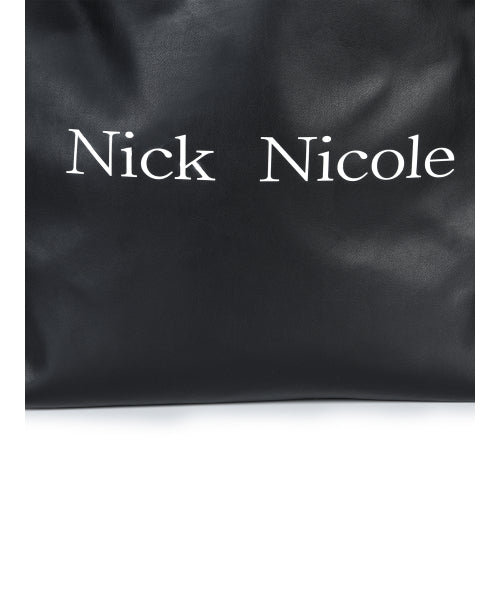 NICOLE BIG SHOPPER BAG #徐睿知同款! - 2 COLORS BLACK