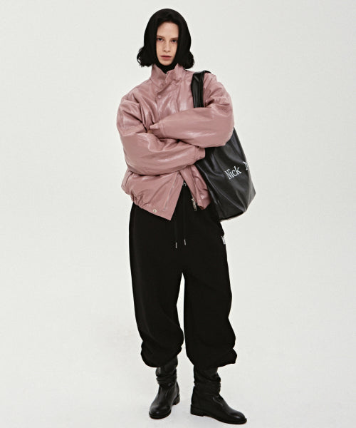NICOLE BIG SHOPPER BAG #徐睿知同款! - 2 COLORS BLACK