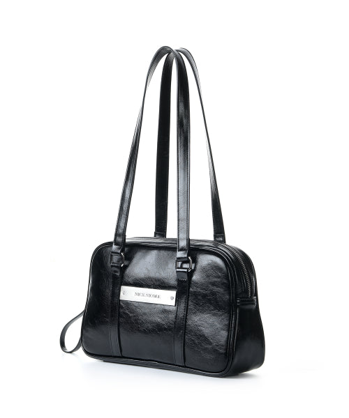 CRYSTAL LEATHER MINI BOSTON BAG #徐睿知同款! - 4 COLORS AS SHOWN