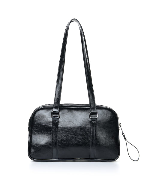 CRYSTAL LEATHER MINI BOSTON BAG #徐睿知同款! - 4 COLORS AS SHOWN