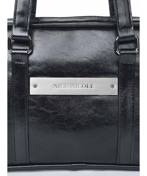 CRYSTAL LEATHER MINI BOSTON BAG #徐睿知同款! - 4 COLORS AS SHOWN