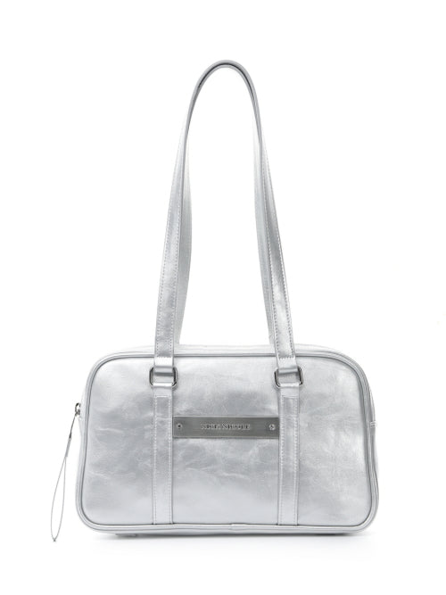 CRYSTAL LEATHER MINI BOSTON BAG #徐睿知同款! - 4 COLORS AS SHOWN
