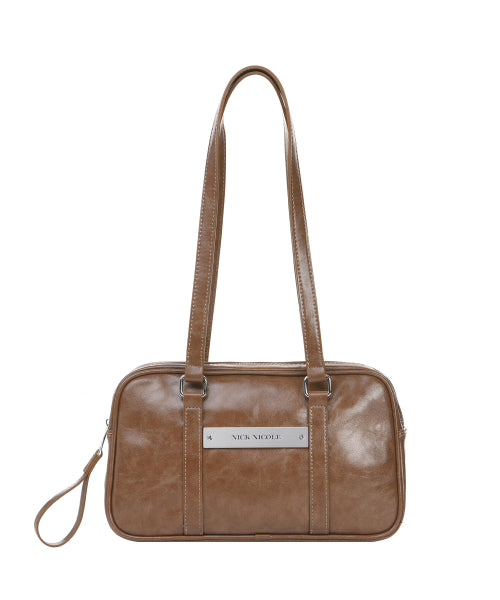 CRYSTAL LEATHER MINI BOSTON BAG #徐睿知同款! - 4 COLORS AS SHOWN