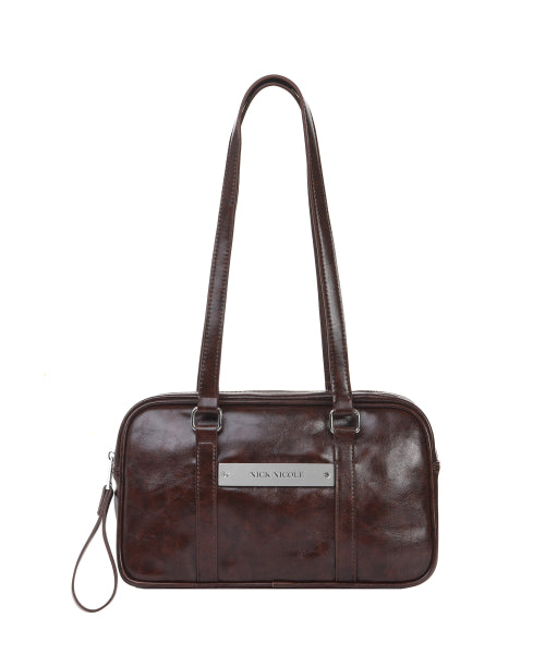 CRYSTAL LEATHER MINI BOSTON BAG #徐睿知同款! - 4 COLORS AS SHOWN
