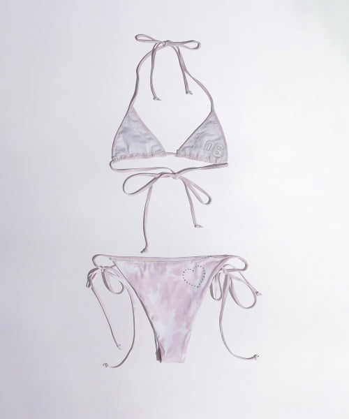 CAMO REVERSIBLE MICROKINI FOREST - 2 COLORS PINK