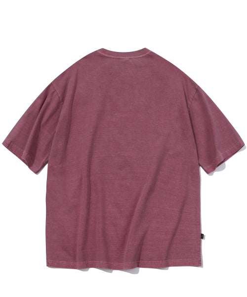 HONEY TEDDY PIGMENT SHORT SLEEVE TEE - 2 COLORS PINK