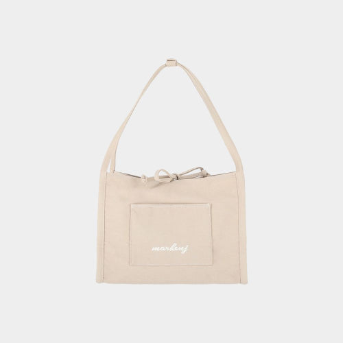 JEANS DENIM SHOULDER CANVAS BAG - 2 COLORS PINK