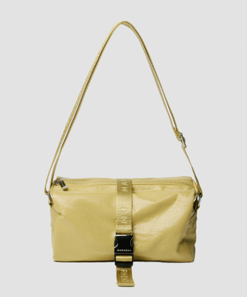 BLOCK BUCKLE CROSSBODY BAG - 3 COLORS BLACK