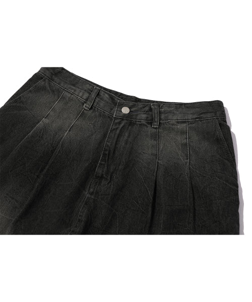 BERMUDA DENIM - 2 COLORS BLACK