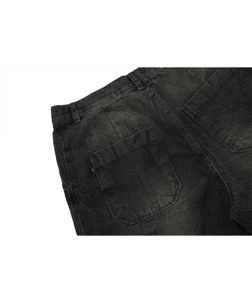 BERMUDA DENIM - 2 COLORS BLACK