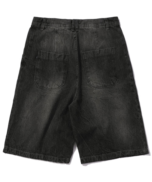 BERMUDA DENIM WASHED - 2 COLORS BLACK