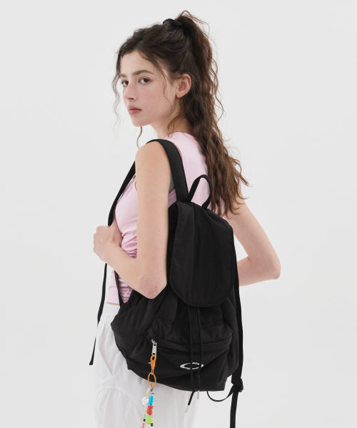NYLON PUFFER BACKPACK - 3 COLORS BLACK