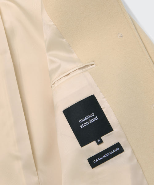 WOMENS CASHMERE BLEND BALMACAAN ROBE COAT #韓韶禧同款! - 8 COLORS BUTTER