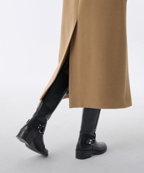 WOMENS CASHMERE BLEND BALMACAAN ROBE COAT #韓韶禧同款! - 8 COLORS CAMEL
