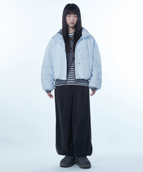 WOMENS DAILY PUFFER SHORT PADDING JACKET #韓韶禧同款! - 10 COLORS BLUE