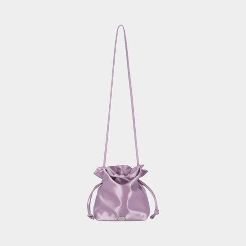HYSSOP SATIN BUCKET CROSSBODY BAG - 4 COLORS BLACK