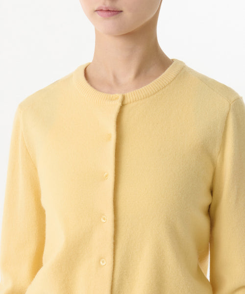 WOMEN'S ESSENTIAL ROUND NECK CARDIGAN - 9 COLORS BUTTER