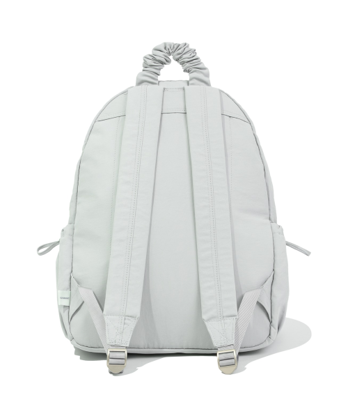WOMEN CLOVER HEART SHIRRING NYLON BACKPACK - 5 COLORS BLUE