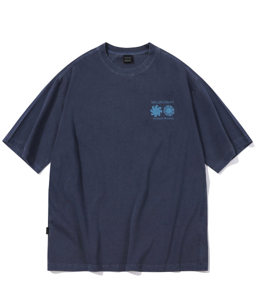 DAY PIGMENT SHORT SLEEVE TEE - 2 COLORS BLUE