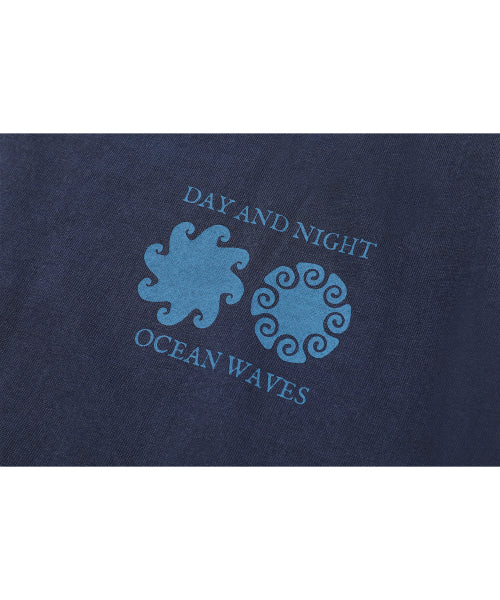 DAY PIGMENT SHORT SLEEVE TEE - 2 COLORS BLUE