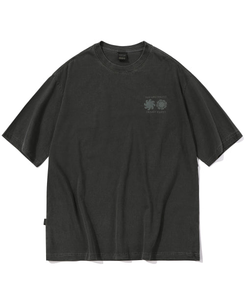 DAY PIGMENT SHORT SLEEVE TEE - 2 COLORS BLACK