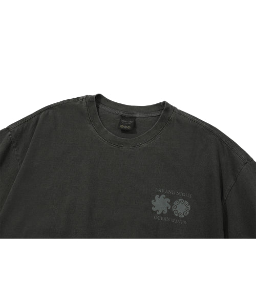 DAY PIGMENT SHORT SLEEVE TEE - 2 COLORS BLACK